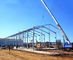 Construções claras do armazém do metal da estrutura da armação de aço/materiais de construção de aço