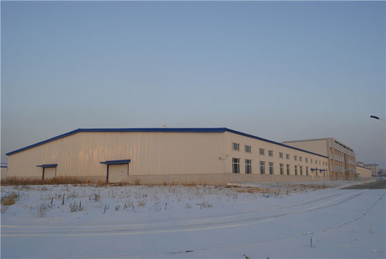 Construções de aço estruturais pré-fabricadas galvanizadas para a fábrica de tratamento do alimento