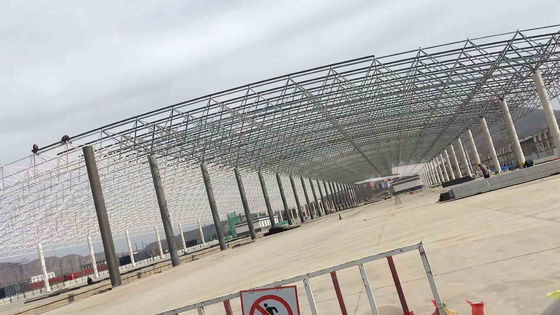 Cobertura de Estrutura Espacial de Aço Pré-Fabricada para Postos de Pedágio