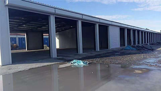 Edifícios pré-fabricados de secção H para oficinas de aço e metal para armazenagem