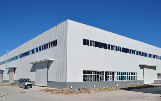 Edifício estrutural de aço galvanizado Armazém industrial pré-fabricado