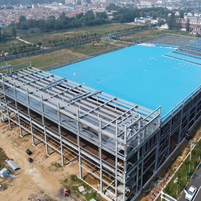 Prédio de Armazém de Aço Pré-Fabricado Personalizado com Seção H Q355