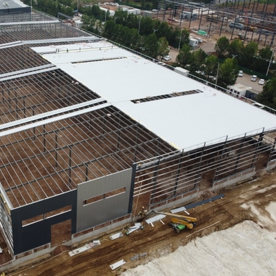 Terça em forma de Z Q355B 1,8mm Estrutura de aço galvanizado para armazém