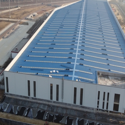 Armazém de estruturas pré-fabricadas de aço Parque de logística de grande comprimento