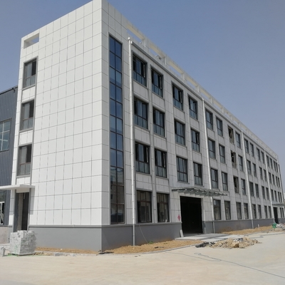 Oficina de estruturas pré-fabricadas de aço com escritório Q235B/Q355B