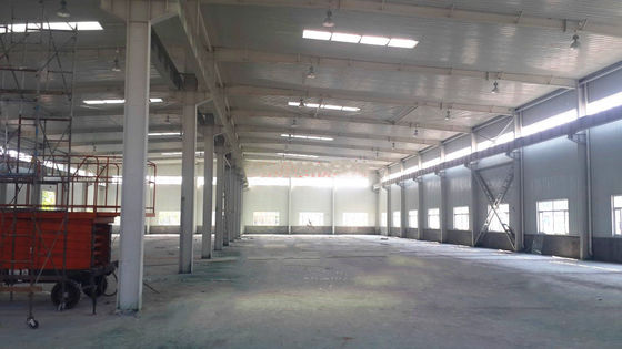 A oficina da construção de aço da fábrica/projetou pre o negócio das construções do metal