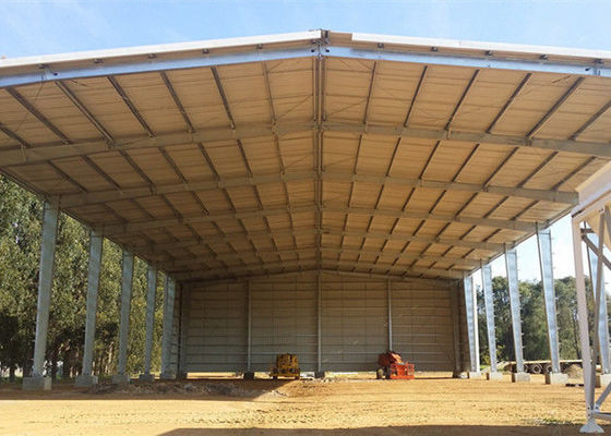 Projeto aberto das vertentes do metal da construção de construções do armazém do metal da garagem dos lados