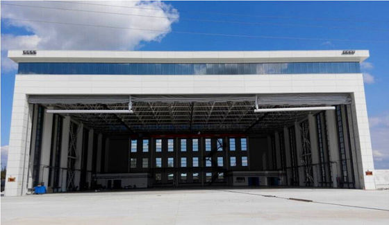 Hangar de aeronaves de aço pré-fabricado para manutenção Q235B Q355B