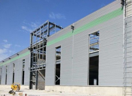 Estruturas de aço pré-fabricadas Edifícios de armazém Construção Oficina de metal pré-fabricado