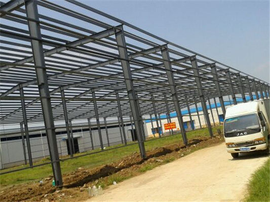 Instalação rápida Edifícios fabricados em aço de lã de rocha Q235B Q355B