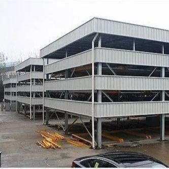 Estrutura pré-fabricada de aço para estacionamento de vários andares e grande vão Q235B Q355B