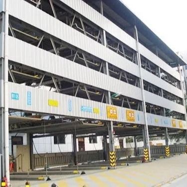 Estrutura pré-fabricada de aço para estacionamento de vários andares e grande vão Q235B Q355B