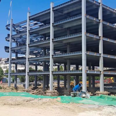 Estrutura pré-fabricada de aço para estacionamento de vários andares e grande vão Q235B Q355B