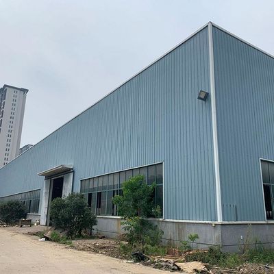 Fábrica de alta resistência Estrutura de aço pré-fabricada Edifício pré-fabricado Armazém de construção de estrutura de metal leve