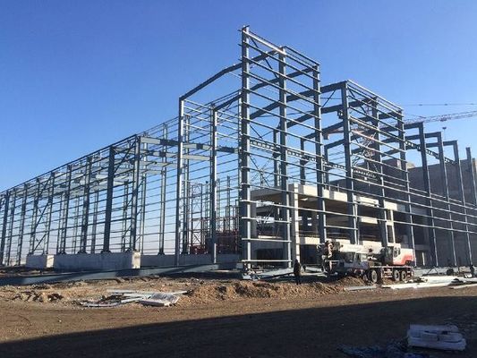 Construção de estruturas de aço galvanizado laminado a quente H secção estrutura parte pré-fabricado