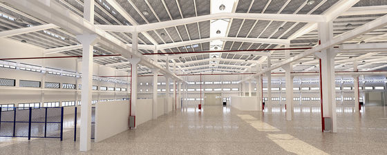 Construção de estruturas de aço pré-fabricadas e pré-projetadas para uso industrial