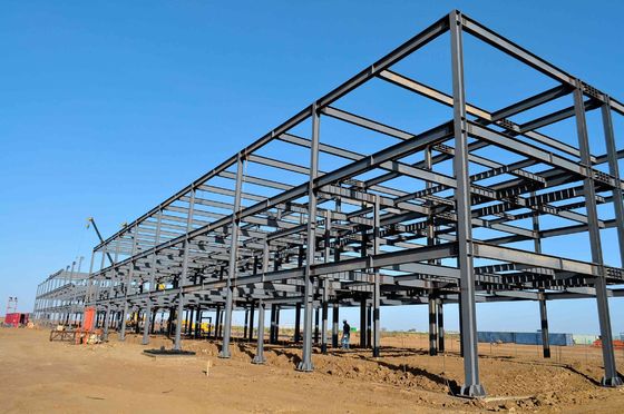 Large Span Customized Industrial Factory Shed Prefabricated Steel Structure Workshop (Oficina de estruturas pré-fabricadas de aço)
