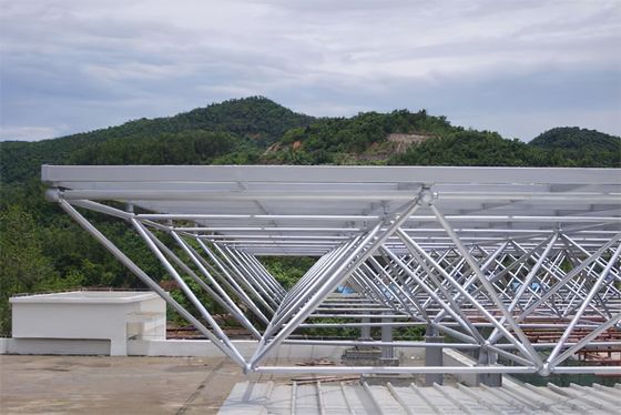 Cobertura de Estrutura Espacial de Aço Pré-Fabricada para Postos de Pedágio