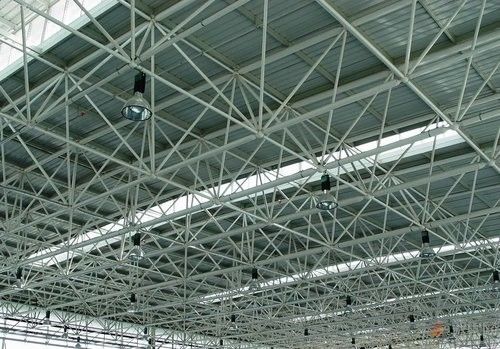 Cobertura de Estrutura Espacial de Aço Pré-Fabricada para Postos de Pedágio