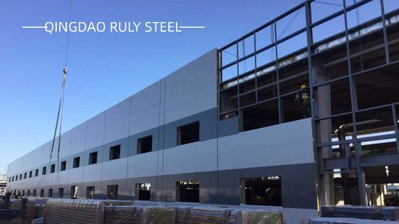 Large Span Customized Industrial Factory Shed Prefabricated Steel Structure Workshop (Oficina de estruturas pré-fabricadas de aço)