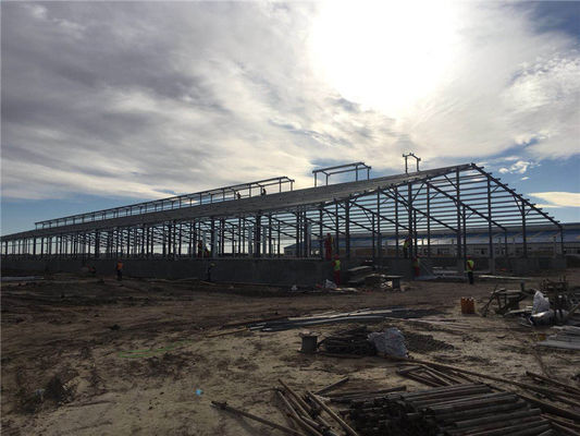 Q355B Edifícios pré-fabricados de estruturas de aço para instalações de transformação de leite