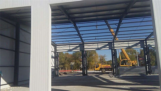Edifícios pré-fabricados de secção H para oficinas de aço e metal para armazenagem