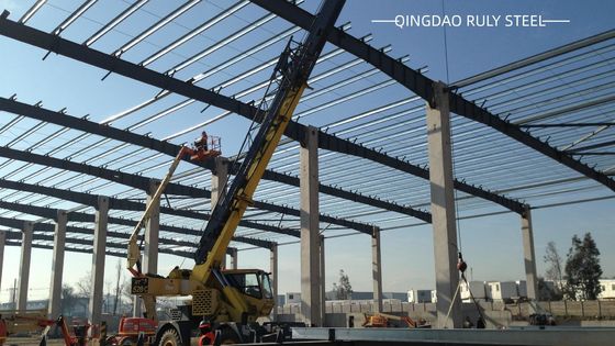 Oficina Modular Pré-Fabricada em Aço com Viga de Ponte Rolante de Grande Vão