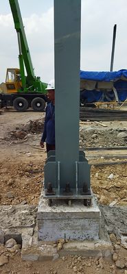 Oficina de estruturas de aço pré-fabricadas Grande comprimento fácil montar com guindaste