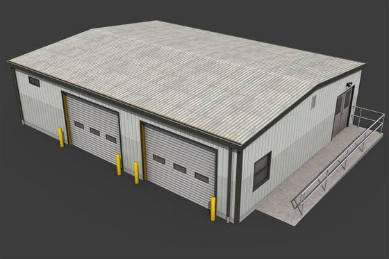 Quadro de portal Oficina de pré-fabricação moderna Construção de alta personalização destinada ao depósito