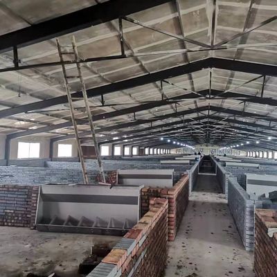 Construção rápida pré-fabricado Metal Shed Estrutura metálica de aço resistente a terremotos Oficina