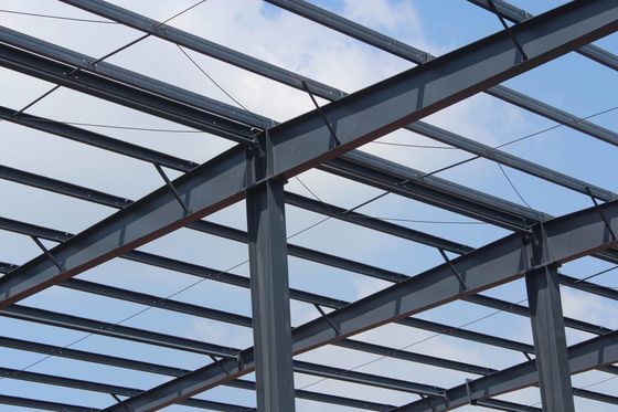 Construção de estruturas de aço galvanizado laminado a quente H secção estrutura parte pré-fabricado
