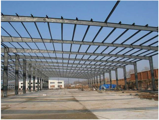 H Secção de aço pré-fabricado Edifício de armazém laminado a quente galvanizado econômico industrial peso leve grande comprimento