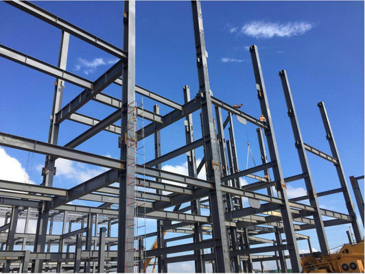 Construção rápida pré-fabricado Metal Shed Estrutura metálica de aço resistente a terremotos Oficina