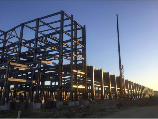 Estrutura de aço galvanizado/pintado Edifício de armazém pré-fabricado Oficina de construção de estrutura de aço