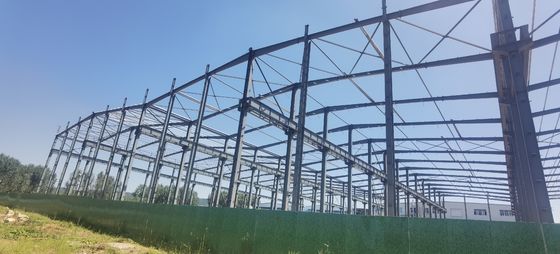 Venda a quente de aço pré-fabricado Oficinas de construção Metal galvanizado Portal Quadro Construção Armazenamento