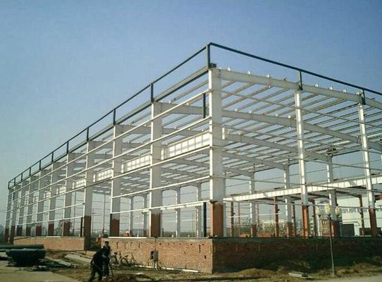 Oficina de armazenagem de aço pré-fabricada com vida útil de 50 anos