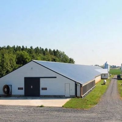 Fabricação de estruturas pré-fabricadas de aço de piso único para edifícios de armazém
