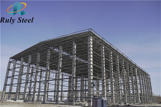Fabricação de estruturas metálicas pré-fabricadas de aço para edifícios de armazéns