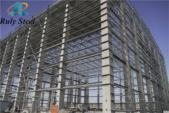 Fabricação de estruturas metálicas pré-fabricadas de aço para edifícios de armazéns