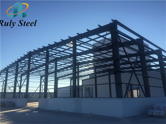 Estruturas pré-fabricadas de aço Armazém de metal Oficina de fábrica Edifícios para grandes quantidades