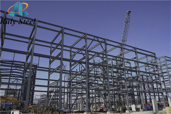 Fabricação de estruturas de aço pré-fabricadas de vários andares para edifícios residenciais / de escritórios / hotéis