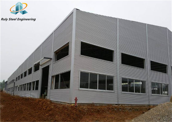 Large Span H Section Columns Multi Story Industrial Steel Structure Building Warehouse Workshop Materiais de construção
