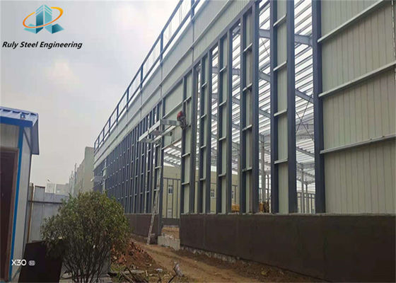 Large Span H Section Columns Multi Story Industrial Steel Structure Building Warehouse Workshop Materiais de construção