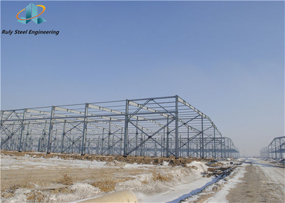 Metal Prefabricado Estrutura de aço Large Span Armazém Oficina Materiais de construção Edifícios industriais pré-fabricados