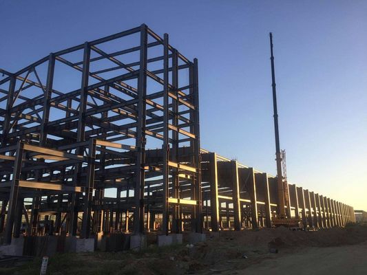 Prefabricado Estrutura de aço Edifício Materiais de construção Armazém Oficina Engrenagem Armazenamento a frio Edifício pré-fabricado