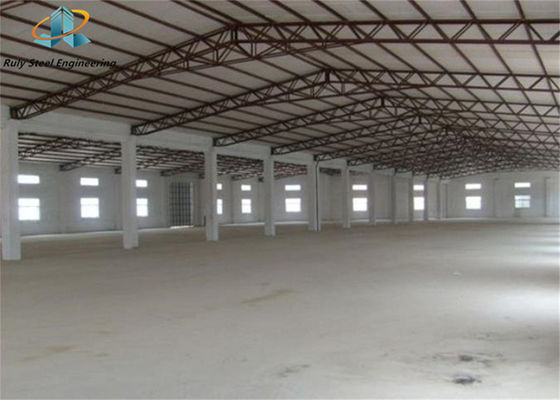 Armazém de cimento Espaço grande Estruturas pré-fabricadas de aço Edifícios Materiais de construção Oficina de metal pré-fabricado