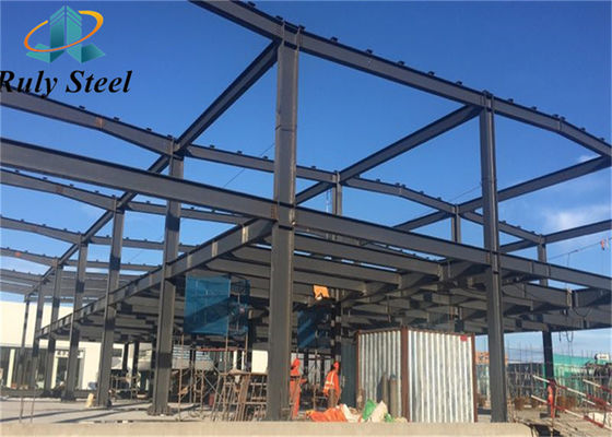 Estrutura de aço de portal pré-fabricada Construção Estrutura de aço moderna