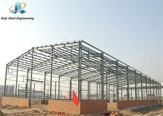 Q355b Armazém de estruturas de aço de múltiplos travões / Edifício pré-fabricado / Fábrica de pneus