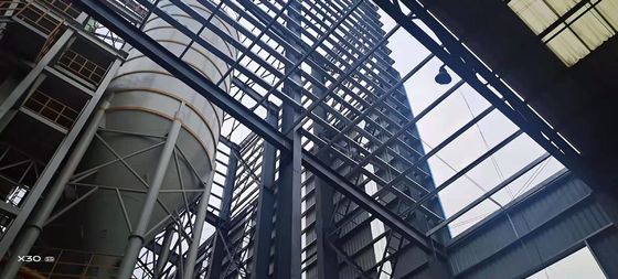 Fácil de instalar Oficina de estruturas pré-fabricadas de aço para o Oficina de estruturas de aço