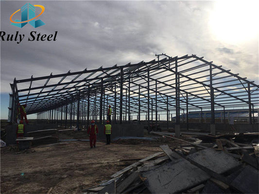 Large Span Prefabricated/Prefab H Beam Design Edifício Metal Q355/Q235 Fábrica Armazém Oficina Estrutura de aço